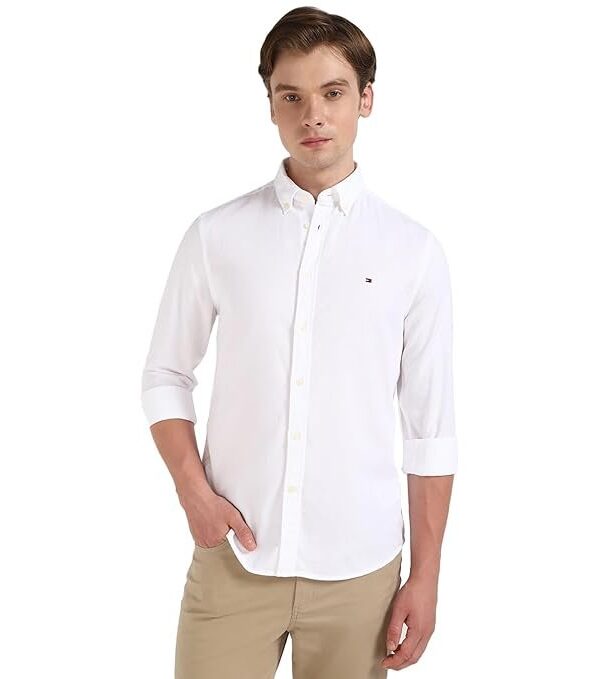 Tommy Hilfiger Men's Solid Slim Fit Shirt