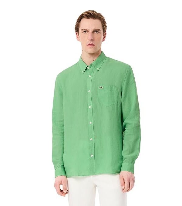 Lacoste Regular Fit Linen Shirt
