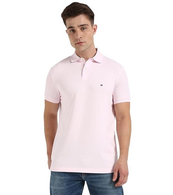 Tommy Hilfiger Men's Solid Regular Fit T-Shirt