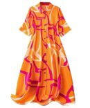 Leriya Fashion Women’s One Piece Dress – Stylish Midi Party Dress for Women | Summer Casual Wear for Events, Date & Evening Look